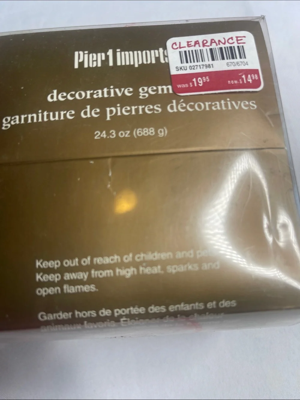 Proper 1 Imports Red Decorative Gem Mix - Pack of Decorative Gems
